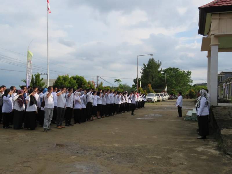 Apel Gabungan 5 Dinas di Halaman Kantor Dinas Kesehatan KTT